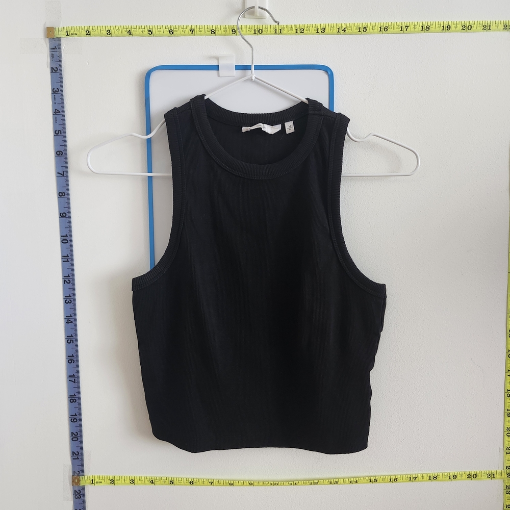 Sleek Black Crop Top for Women